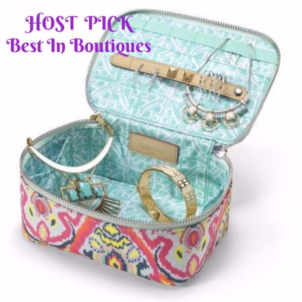 Stella & Dot Colorful Jewelry Travel Case